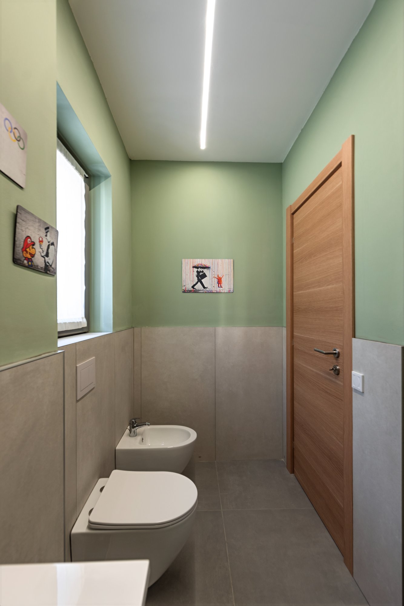 Bagno verde salvia