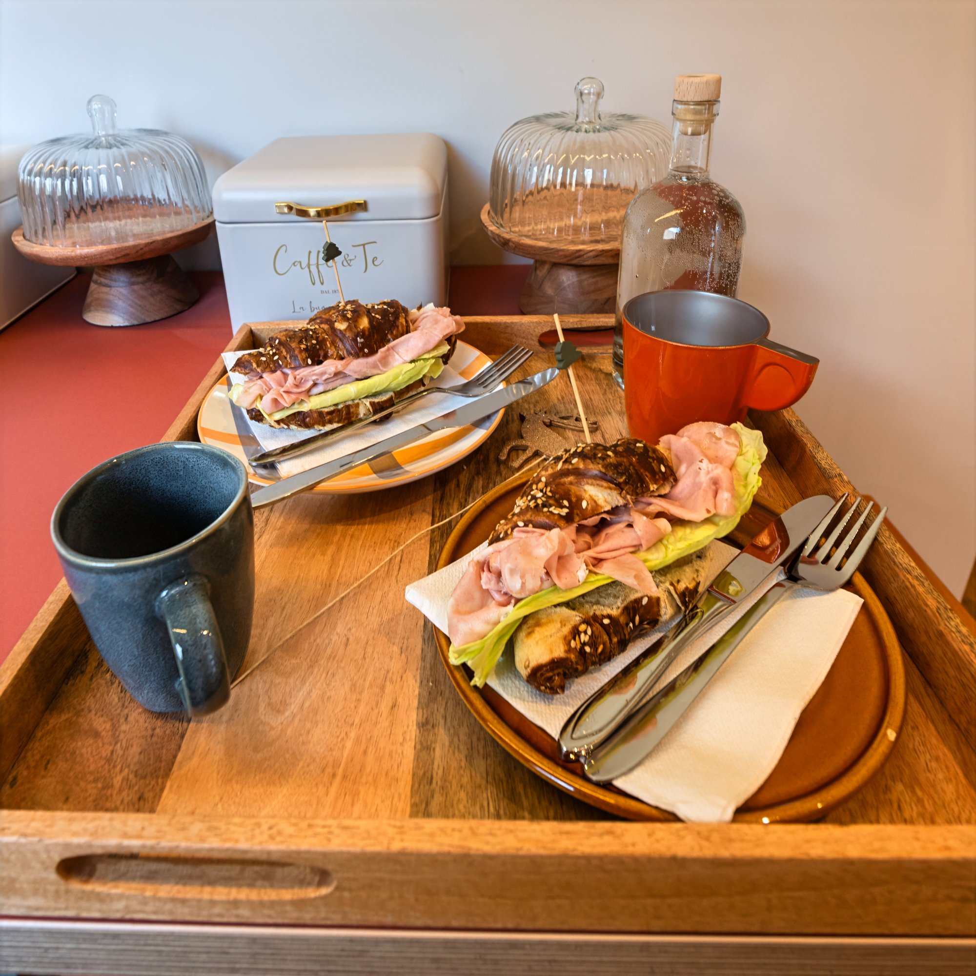 Cucina e colazione del B&B
